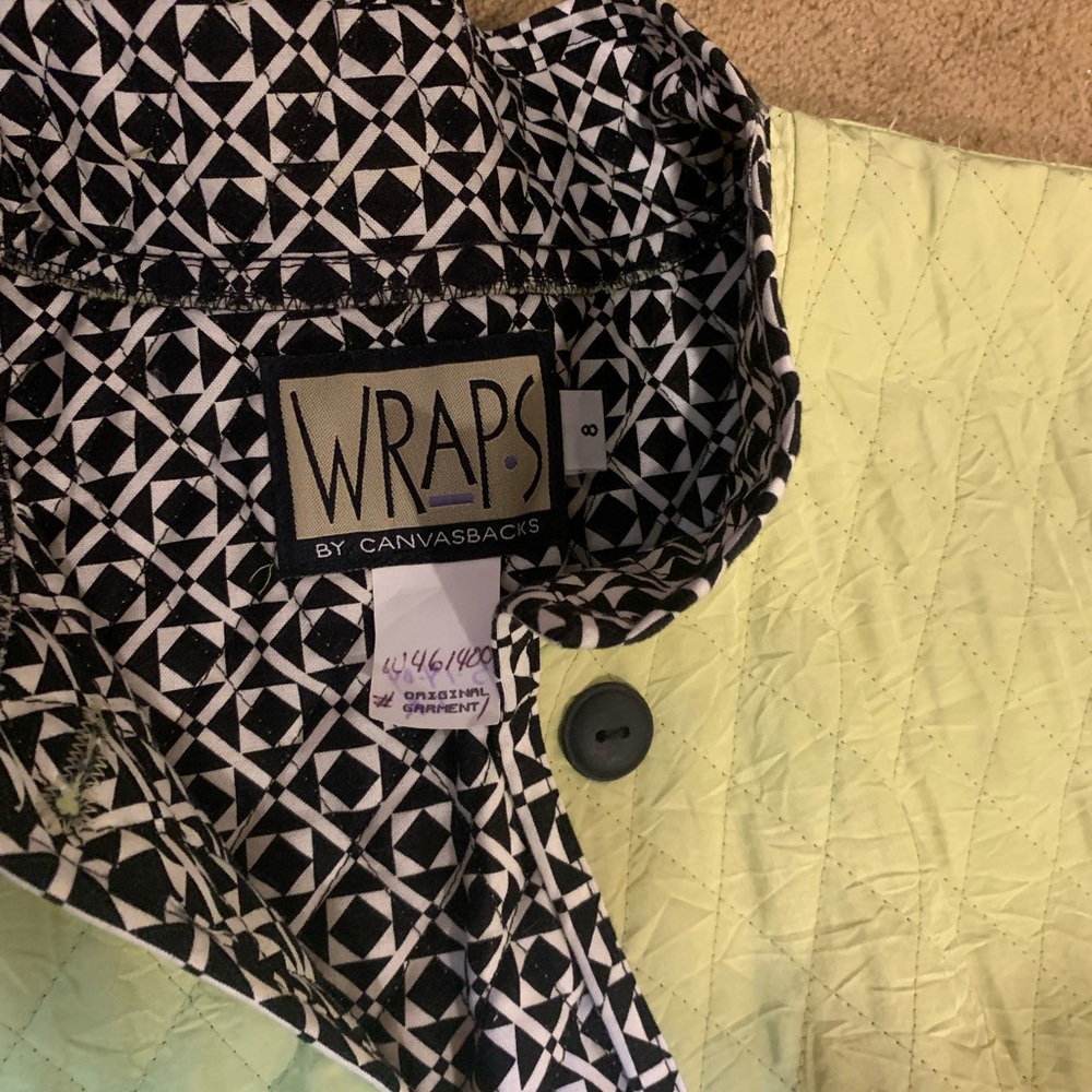 Black and White Geometric Jacket